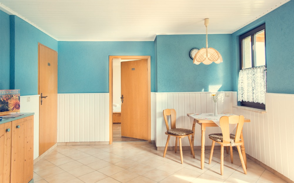 Ferienwohnung Saalfeld im Thüringer Wald mit Blick über Wittmannsgereuth